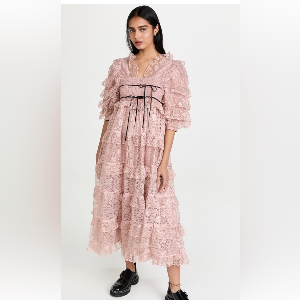 Sister Jane Pink Loop Midi Dress